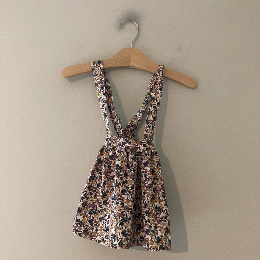 $17 ADD ON By Green Cotton floral pinafore Janie and Jack Zara Baby Gap